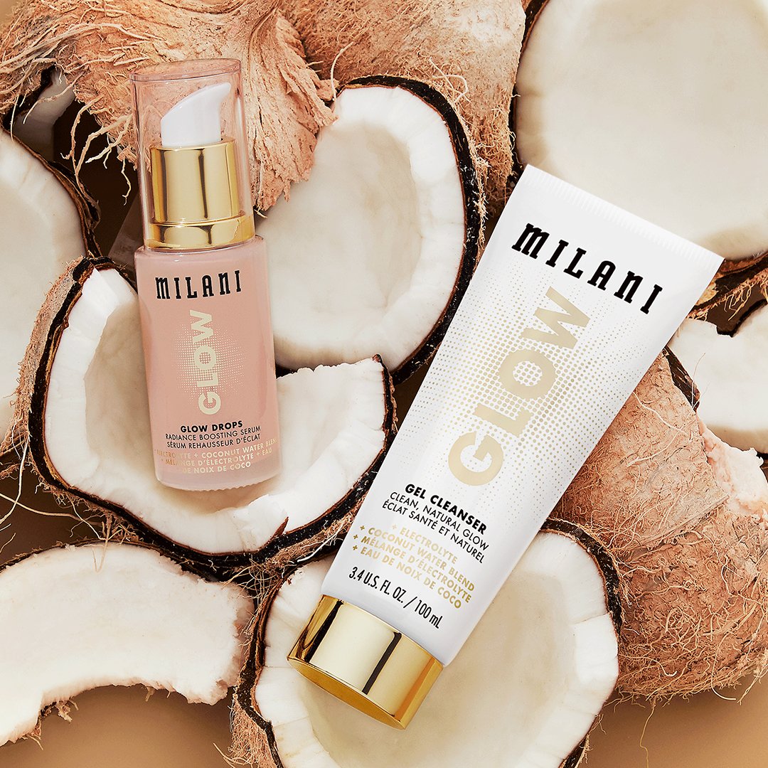 Milani Glow Drops Radiance Boosting Serum 4pc Set + 1 Full Size Product Worth 25% Value Free