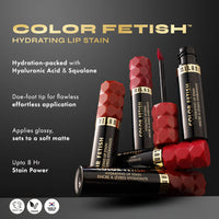 Milani Color Fetish Hydrating Lip Stain-120 Mahogany Mami 4pc Set + 1 Full Size Product Worth 25% Value Free
