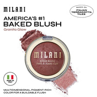 Milani Baked Blush Granita Glow 4pc Set + 1 Full Size Product Worth 25% Value Free