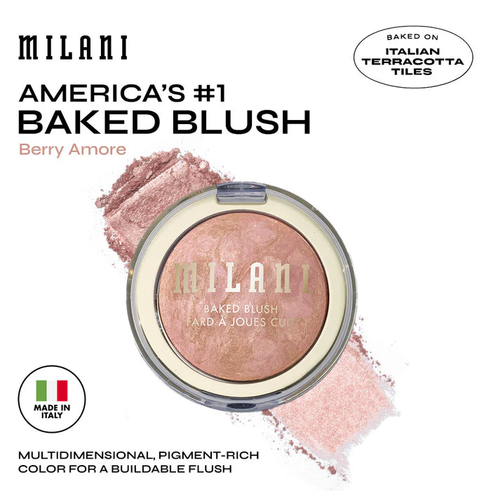 Milani Baked Blush Berry Amore 4pc Set + 1 Full Size Product Worth 25% Value Free