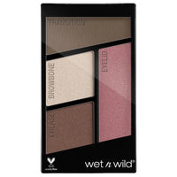 Wet N Wild Color Icon Eyeshadow Quad - Sweet As Candy 4pc Set + 1 Full Size Product Worth 25% Value Free