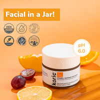 Koric Daily Glow Vitamin C Radiance Face Mask 3pc Set + 1 Full Size Product Worth Rs 545 Free