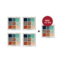 Playground Hero Shadow Palette - Marine Clouds 4pc Set + 1 Full Size Product Worth 25% Value Free