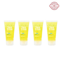 Superdrug Tea Tree Skin Care Daily Lemon Facial Wash 150ml 4Pcs Set
