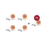 Pigment Play Iridescent Loose Pigment Powder - Pink Gold  4pc Set + 1 Full Size Product Worth 25% Value Free