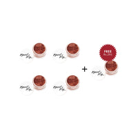 Pigment Play Iridescent Loose Pigment Powder - Flower Hugs  4pc Set + 1 Full Size Product Worth 25% Value Free