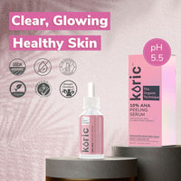 Koric 10% AHA Peeling Serum 3pc Set + 1 Full Size Product Worth Rs 645 Free