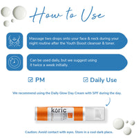 Koric Hydration & Anti-Aging Retinol Youth Serum 3pc Set + 1 Full Size Product Worth Rs 745 Free