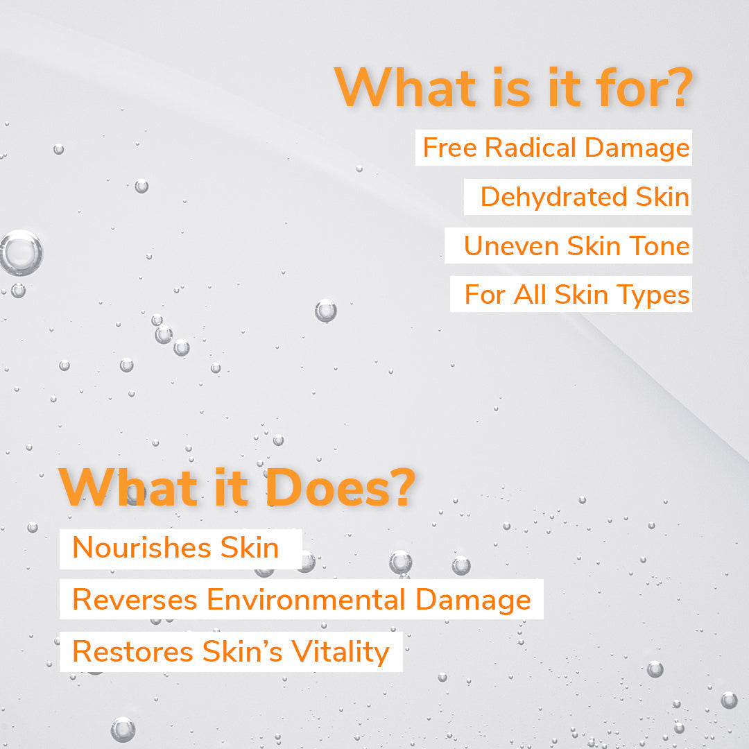 Koric Daily Glow Vitamin C Restoring Night Serum 3pc Set + 1 Full Size Product Worth Rs 645 Free