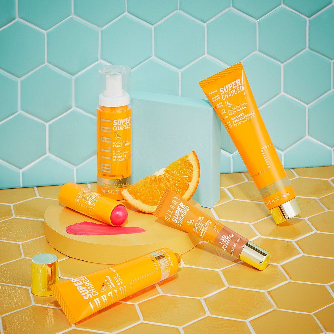 Milani Supercharged Revitalizing Facial Mist 4pc Set + 1 Full Size Product Worth 25% Value Free