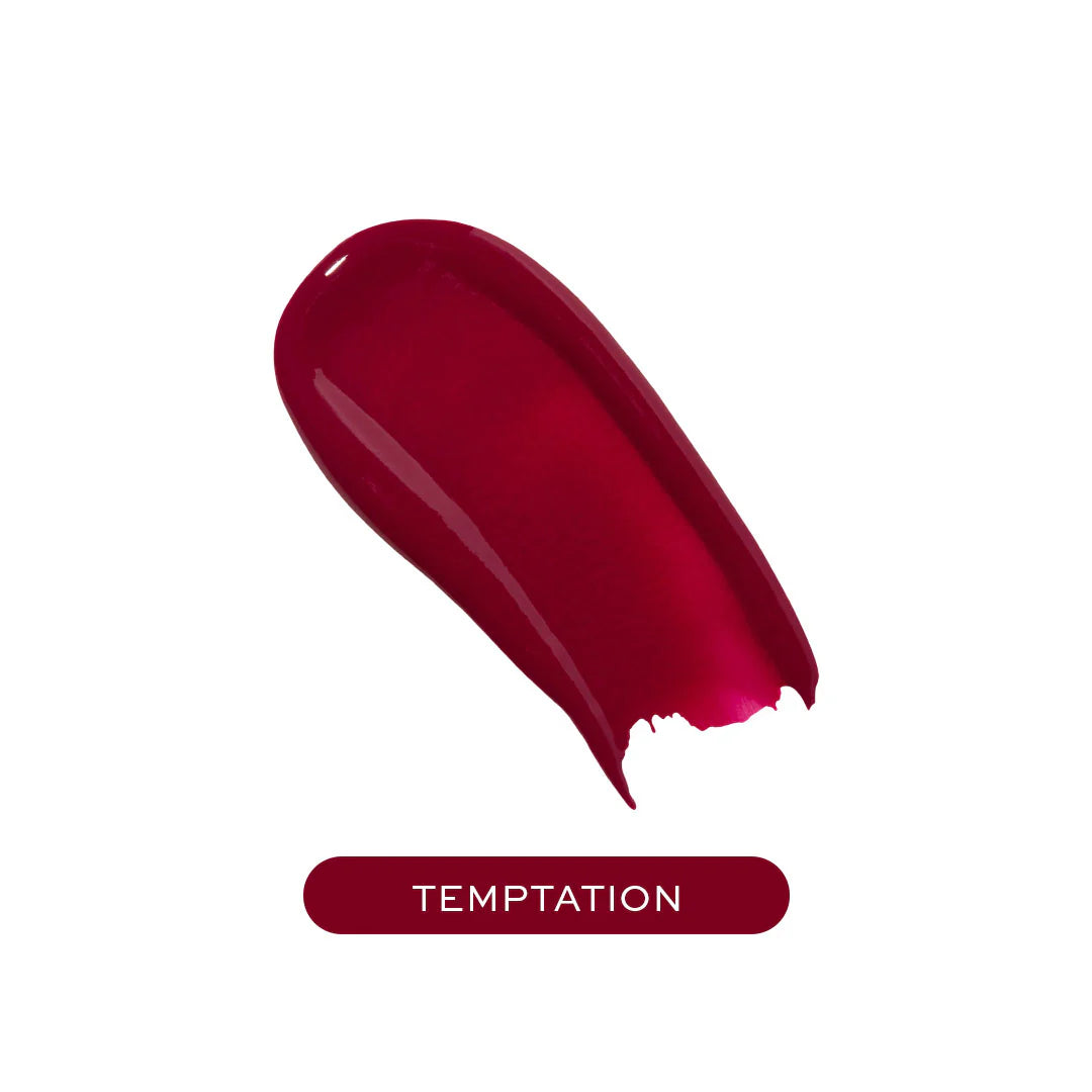 Lamel Lip Stain Hydrating Lip Tint 04 Temtation 4pc Set + 1 Full Size Product Worth 25% Value Free