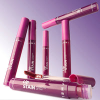 Lamel Lip Stain Hydrating Lip Tint 04 Temtation 4pc Set + 1 Full Size Product Worth 25% Value Free