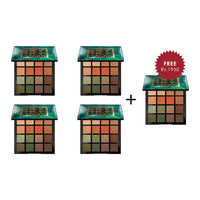 Hey Hey Vacay Eyeshadow Palette - Under The Palms 4pc Set + 1 Full Size Product Worth 25% Value Free