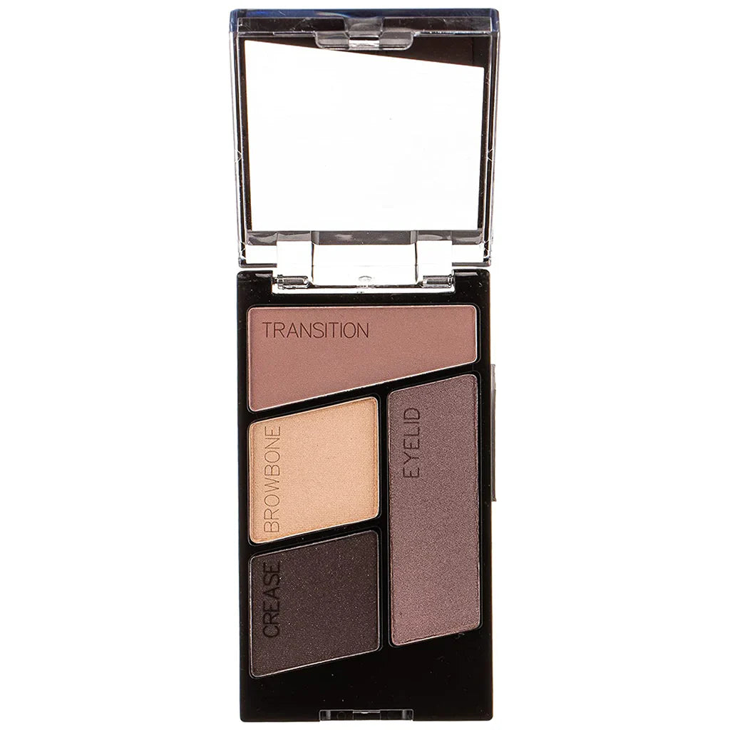 Wet N Wild Color Icon Eyeshadow Quad - Silent Treatment 4pc Set + 1 Full Size Product Worth 25% Value Free
