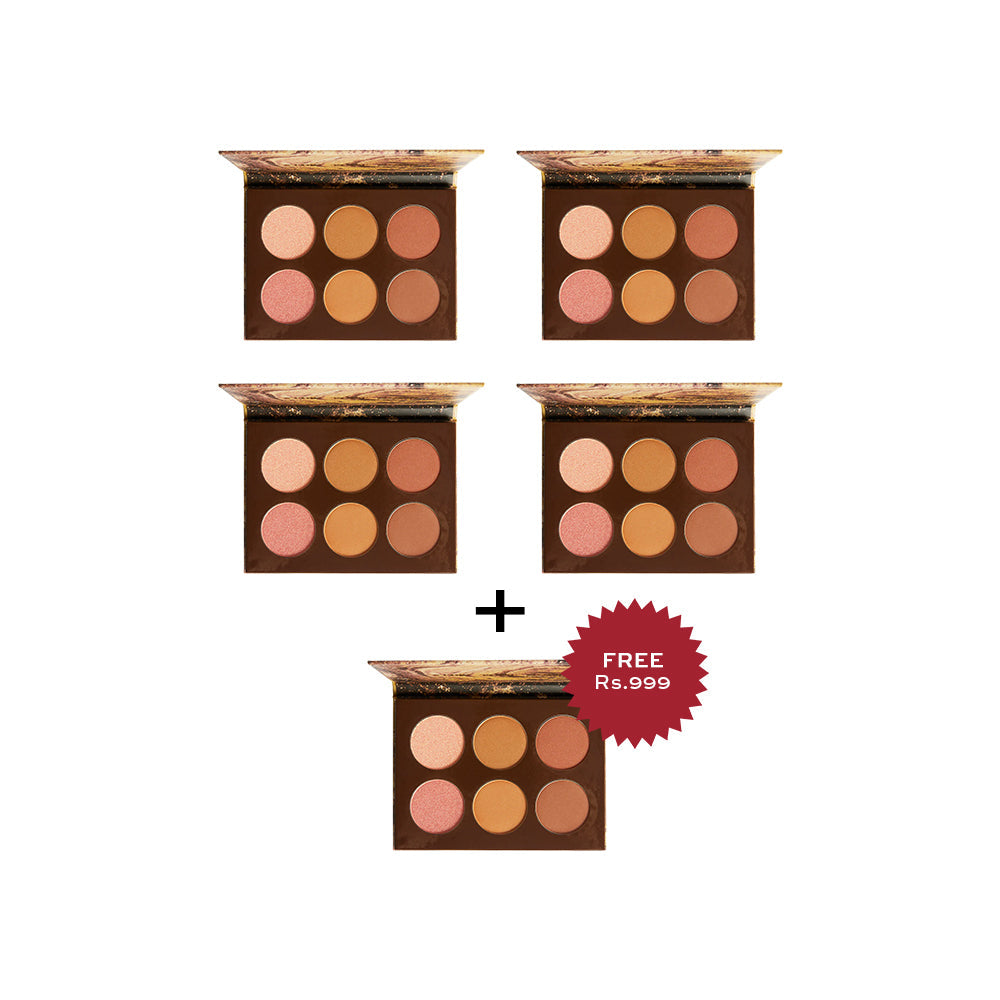 BH In The Buff Allinone Face Palette Light/Medium 4pc Set + 1 Full Size Product Worth 25% Value Free