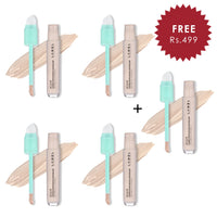 Lamel Oh My Clear Face Concealer №401-Soft Beige 4pc Set + 1 Full Size Product Worth 25% Value Free
