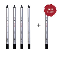 LN Pro Kajal Eye Liner Carbon 101 4pc Set + 1 Full Size Product Worth 25% Value Free