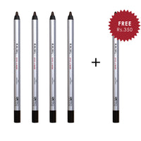 LN Pro Kajal Eye Liner Brown-102 4pc Set + 1 Full Size Product Worth 25% Value Free