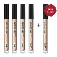 LN Pro Сrystal Shine Eyeshadow Rose Gold 103 4pc Set + 1 Full Size Product Worth 25% Value Free