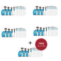 Poolside Chic - 12 Piece Brush Set  4pc Set + 1 Full Size Product Worth 25% Value Free