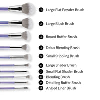 bh Hello Holo - 10 Piece Brush Set 4pc Set + 1 Full Size Product Worth 25% Value Free