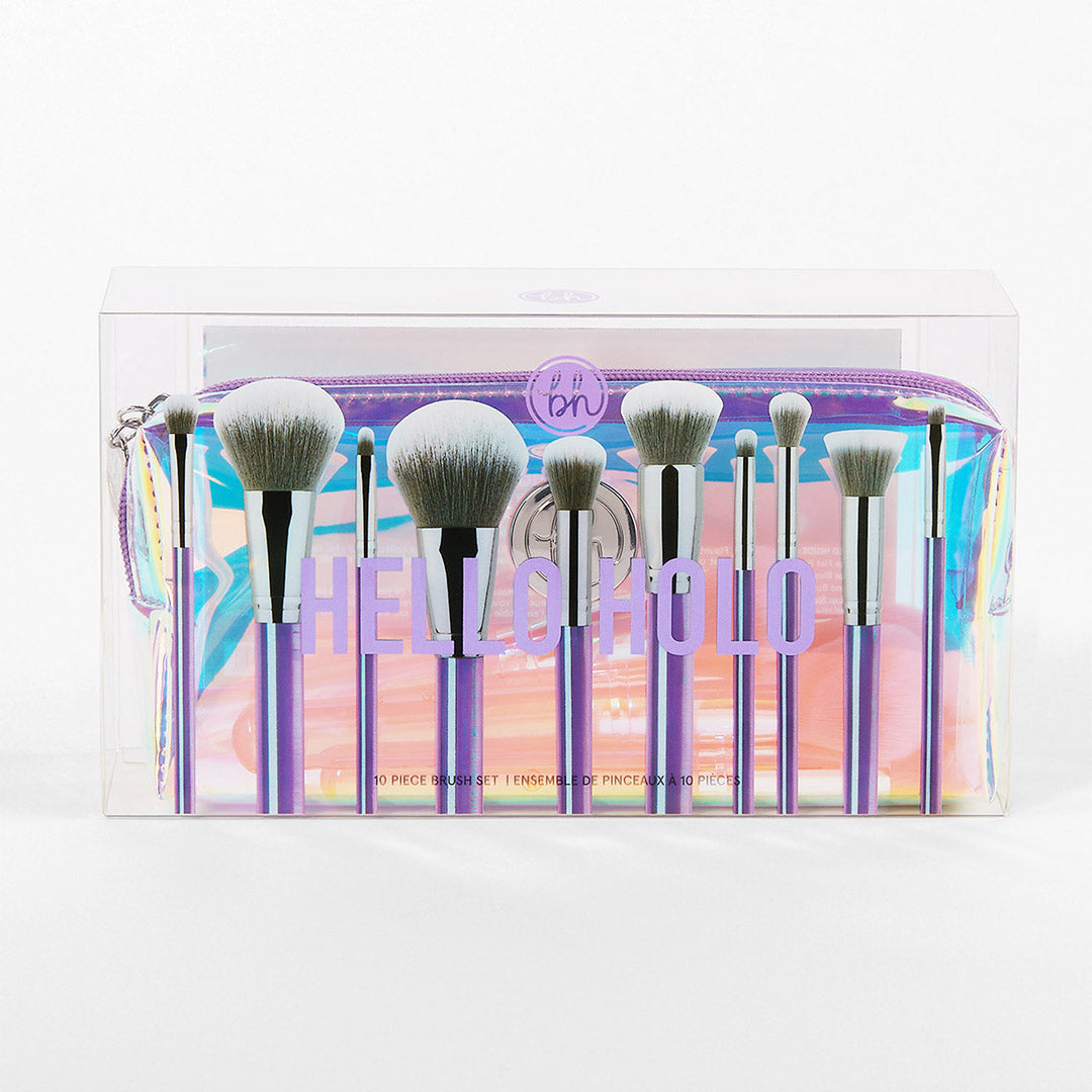 bh Hello Holo - 10 Piece Brush Set 4pc Set + 1 Full Size Product Worth 25% Value Free