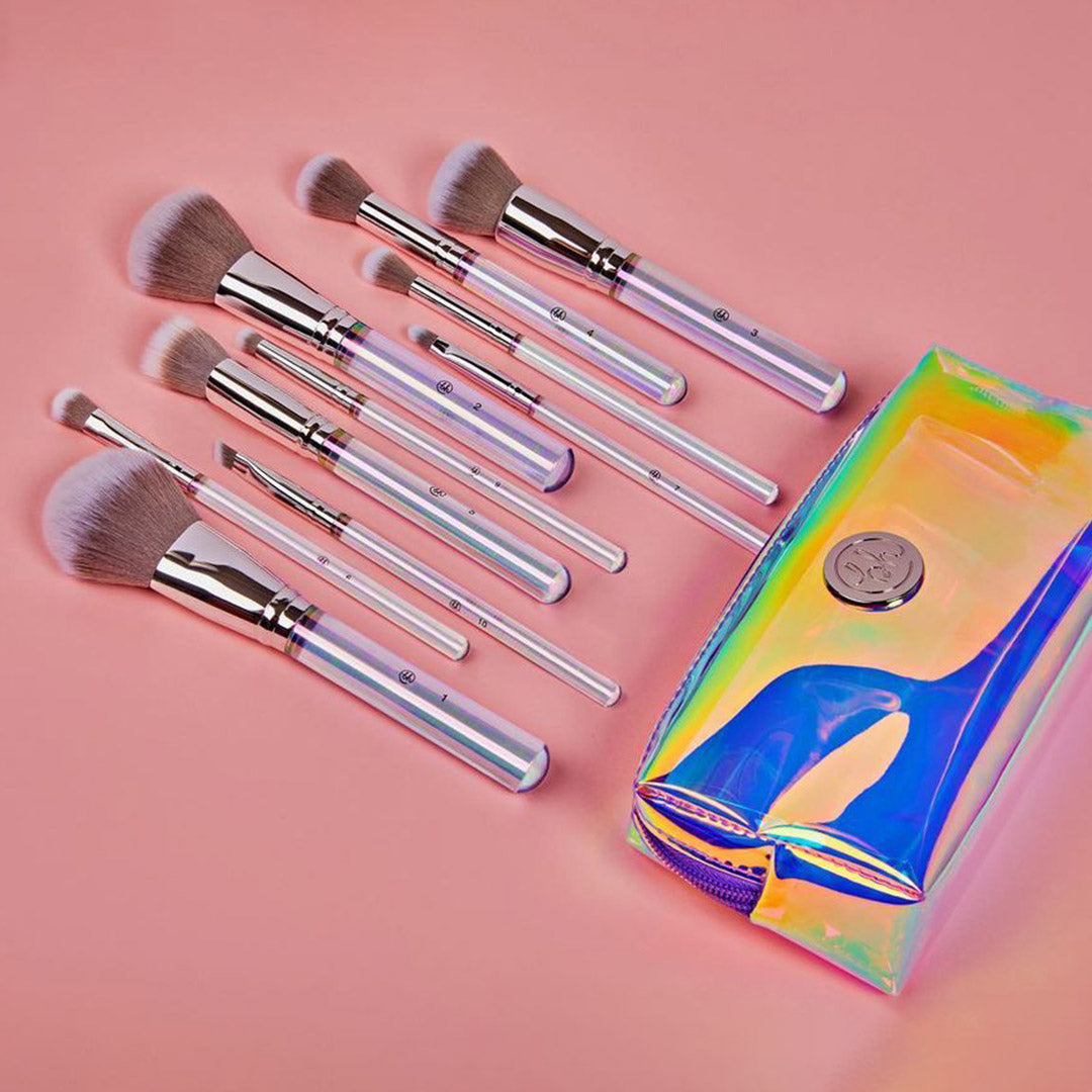 bh Hello Holo - 10 Piece Brush Set 4pc Set + 1 Full Size Product Worth 25% Value Free