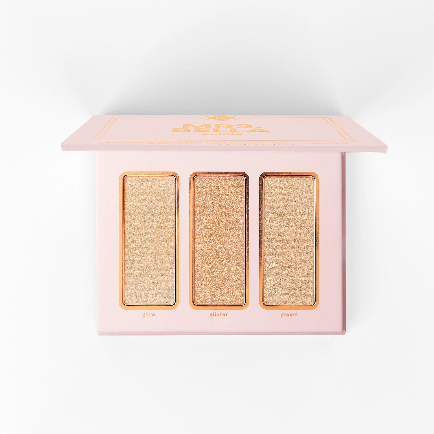 BH Mrs. Bella Goldie 3 Color Highlighter Trio 4pc Set + 1 Full Size Product Worth 25% Value Free