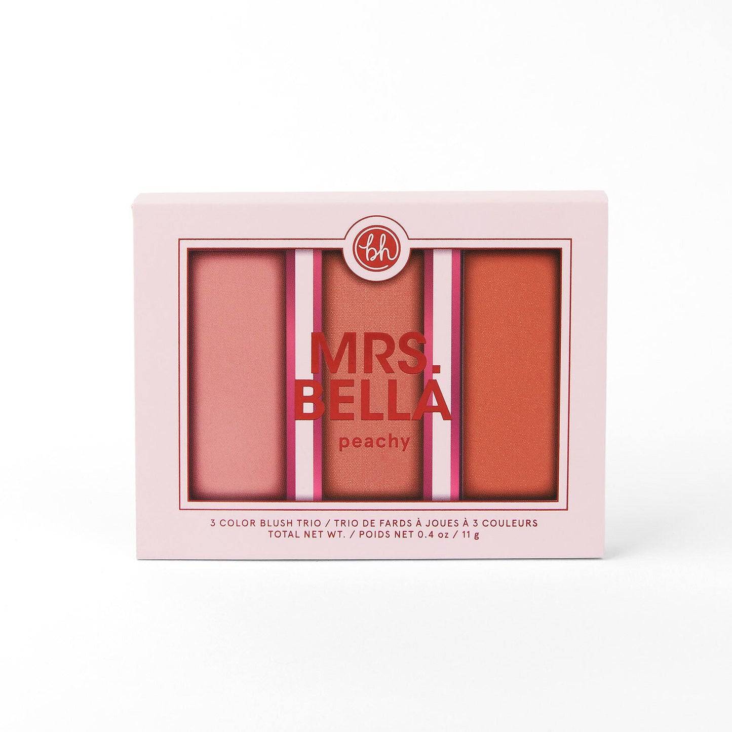 BH Mrs. Bella Peachy 3 Color Blush Trio 4pc Set + 1 Full Size Product Worth 25% Value Free