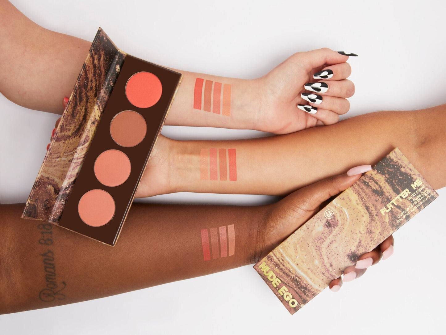 BH Flatter Me Blush Quad Sweet Cheeks 4pc Set + 1 Full Size Product Worth 25% Value Free