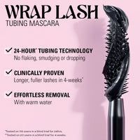 Revolution Wrap Lash Tubing Mascara Black 4pc Set + 1 Full Size Product Worth 25% Value Free