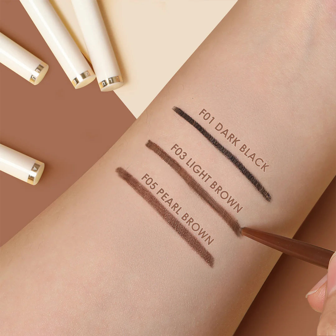 Focallure FA243 Perfectly Defined Gel Eyeliner F03 Light Brown 4pc Set + 1 Full Size Product Worth 25% Value Free