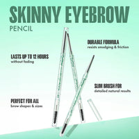 Focallure Skinny 2 in 1 Eyebrow Pencil Light Brown 4pc Set + 1 Full Size Product Worth 25% Value Free
