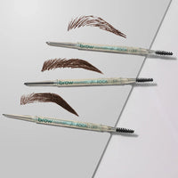 Focallure Skinny 2 in 1 Eyebrow Pencil Chocolate Brown 4pc Set + 1 Full Size Product Worth 25% Value Free