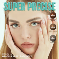 Focallure Skinny 2 in 1 Eyebrow Pencil Dark Grey 4pc Set + 1 Full Size Product Worth 25% Value Free