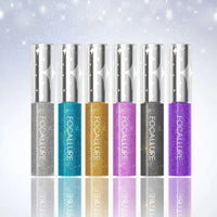 Focallure Unearthing Mars Glitter Eyeliner #BK06 Dark Night 4pc Set + 1 Full Size Product Worth 25% Value Free