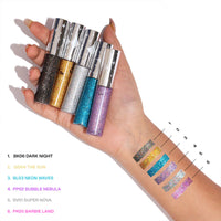Focallure Unearthing Mars Glitter Eyeliner #GD04 The Sun 4pc Set + 1 Full Size Product Worth 25% Value Free