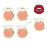 Focallure Lush Flush On Cream Blush #OR02 My Lmmature 4pc Set + 1 Full Size Product Worth 25% Value Free