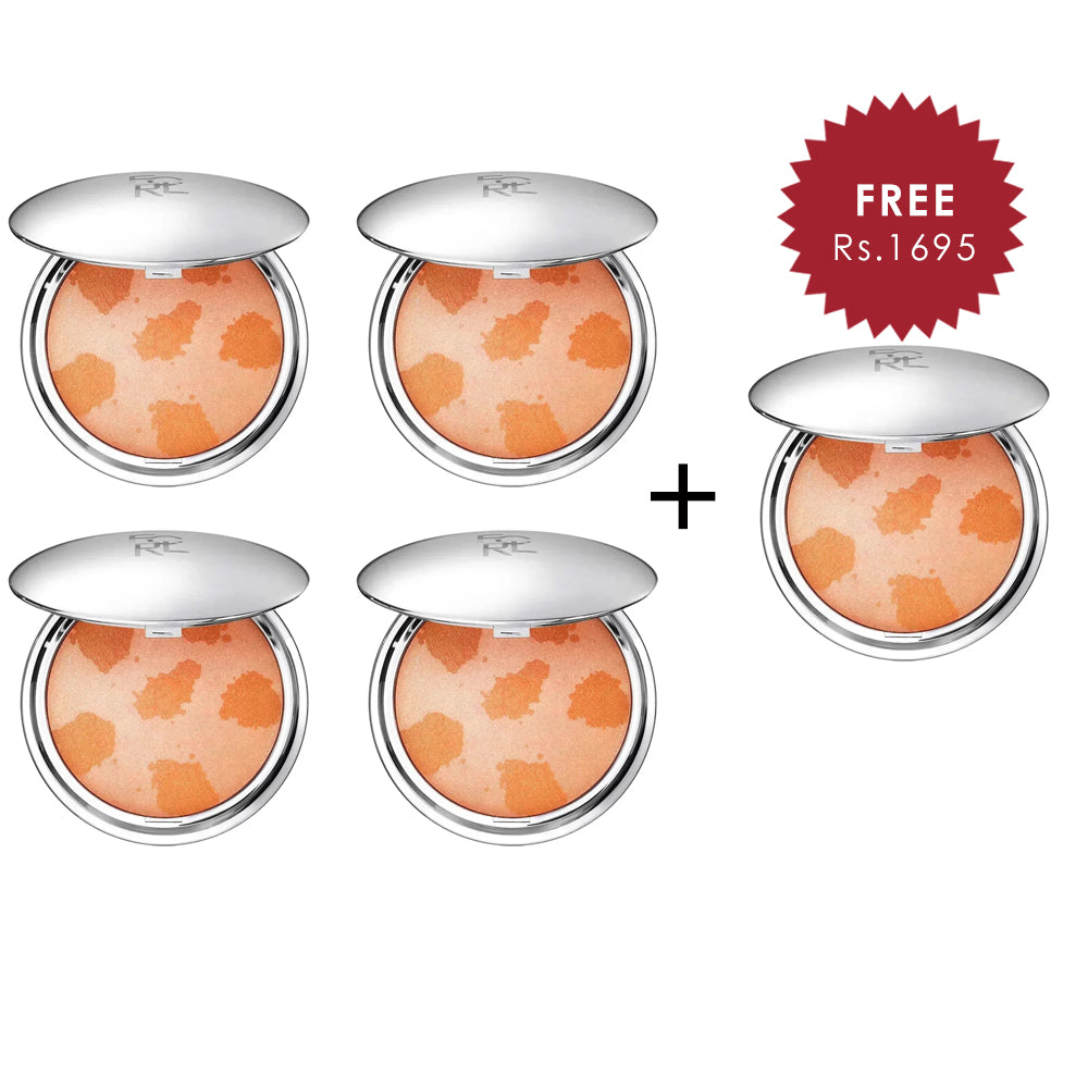 Focallure Star Crash Stretchy Highlighter OR01 Beach Landing 4pc Set + 1 Full Size Product Worth 25% Value Free