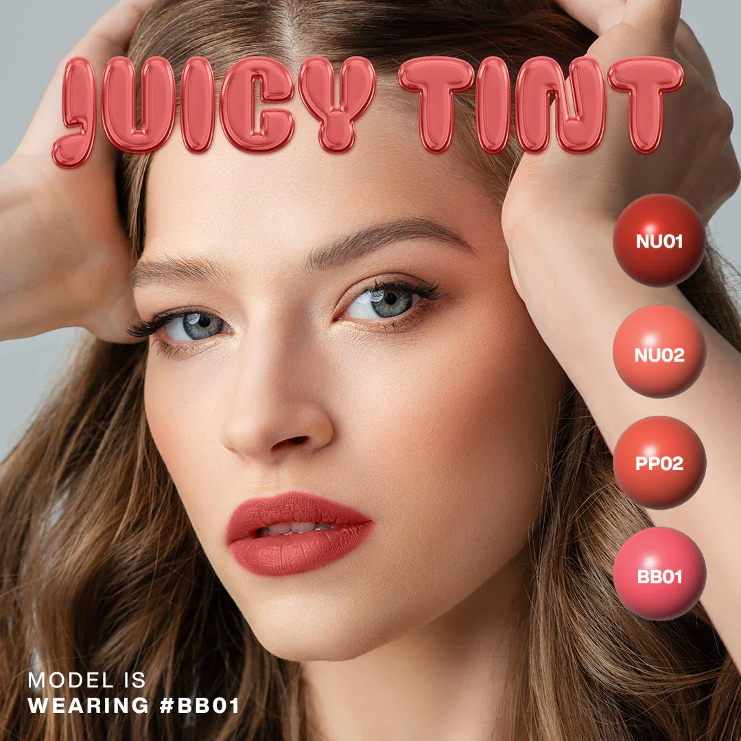 Focallure Color Lasting Lip Tint-#BB01 4pc Set + 1 Full Size Product Worth 25% Value Free