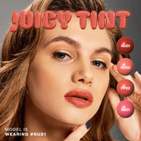 Focallure Color Lasting Lip Tint-#NU01 4pc Set + 1 Full Size Product Worth 25% Value Free