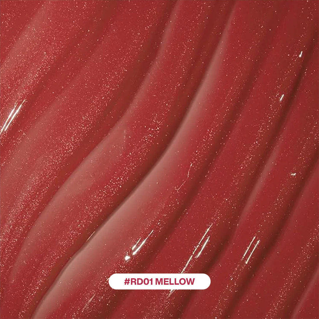 Focallure Sparkling Gem Lip Gloss Stick #RD01 Mellow 4pc Set + 1 Full Size Product Worth 25% Value Free