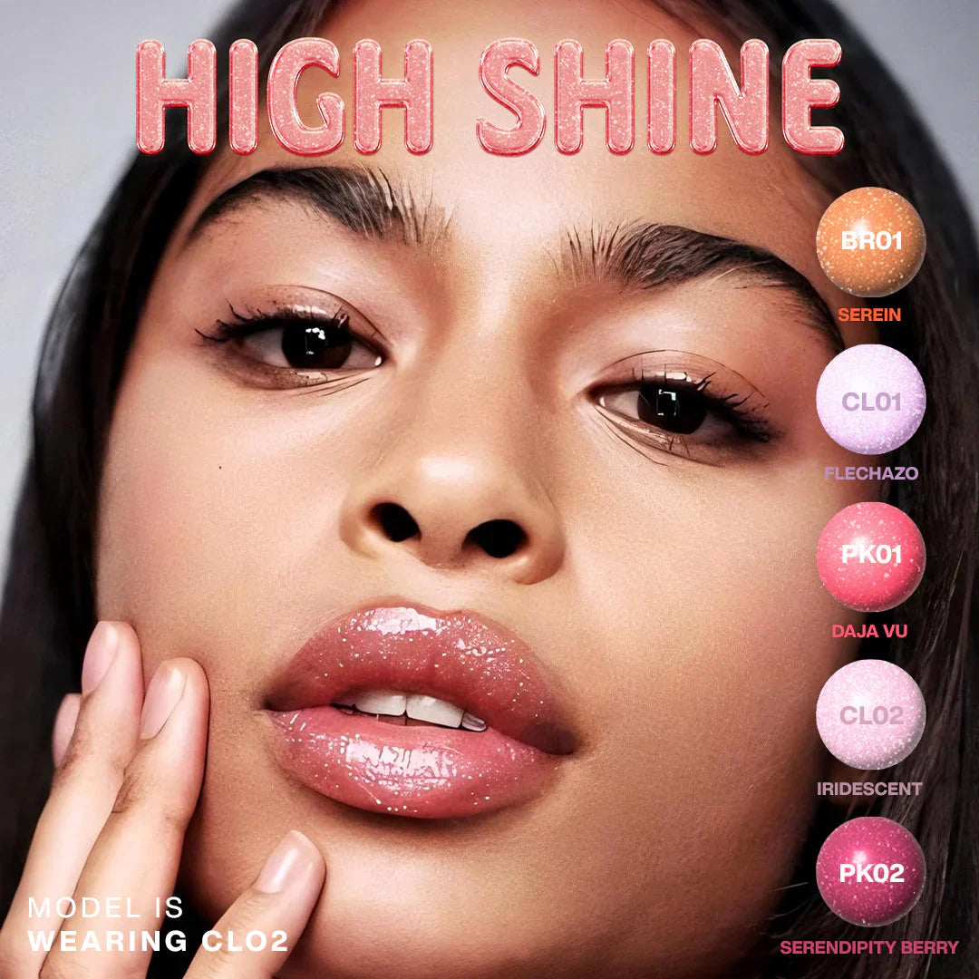 Focallure Star-studded Lip Gloss #CL02 Iridescent 4pc Set + 1 Full Size Product Worth 25% Value Free