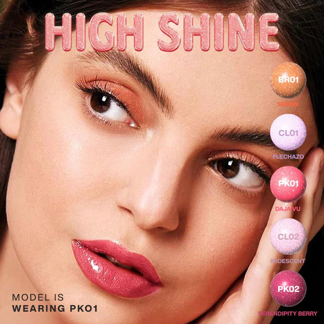 Focallure Star-studded Lip Gloss #PK01 Daja Vu 4pc Set + 1 Full Size Product Worth 25% Value Free