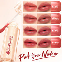 Focallure Watery Transferproof  lip cream-PK02 Peachy Nude 4pc Set + 1 Full Size Product Worth 25% Value Free