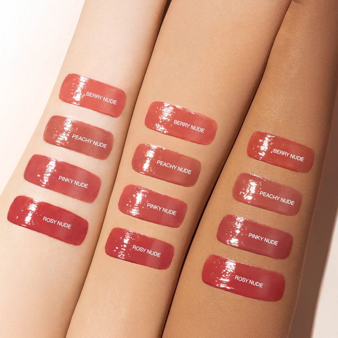 Focallure Watery Transferproof  lip cream-PK02 Peachy Nude 4pc Set + 1 Full Size Product Worth 25% Value Free