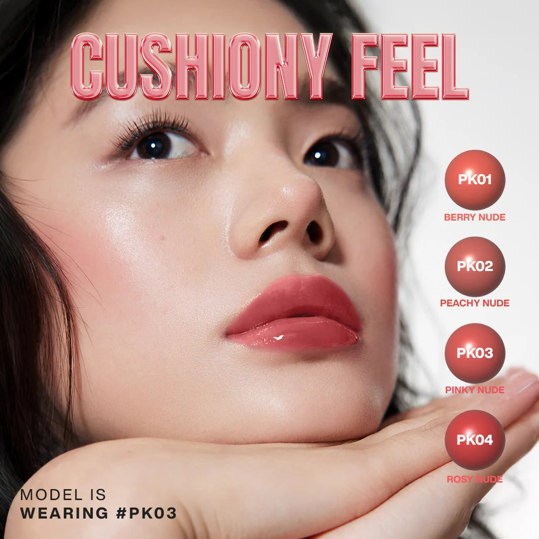 Focallure Watery Transferproof  lip cream-PK03 Pinky Nude 4pc Set + 1 Full Size Product Worth 25% Value Free