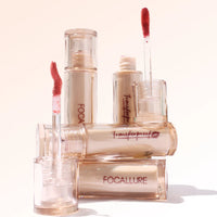 Focallure Watery Transferproof  lip cream-PK03 Pinky Nude 4pc Set + 1 Full Size Product Worth 25% Value Free