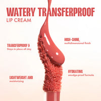 Focallure Watery Transferproof  lip cream-PK04 Rosy Nude 4pc Set + 1 Full Size Product Worth 25% Value Free