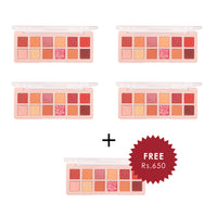 Pinkflash Pro Touch Eyeshadow Palette-03# Strawberry Doughnut 4pc Set + 1 Full Size Product Worth 25% Value Free